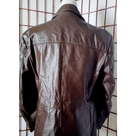 Ralph Edwards Men's Vintage Brown Leather Sports Jacket - Picture 10 of 16